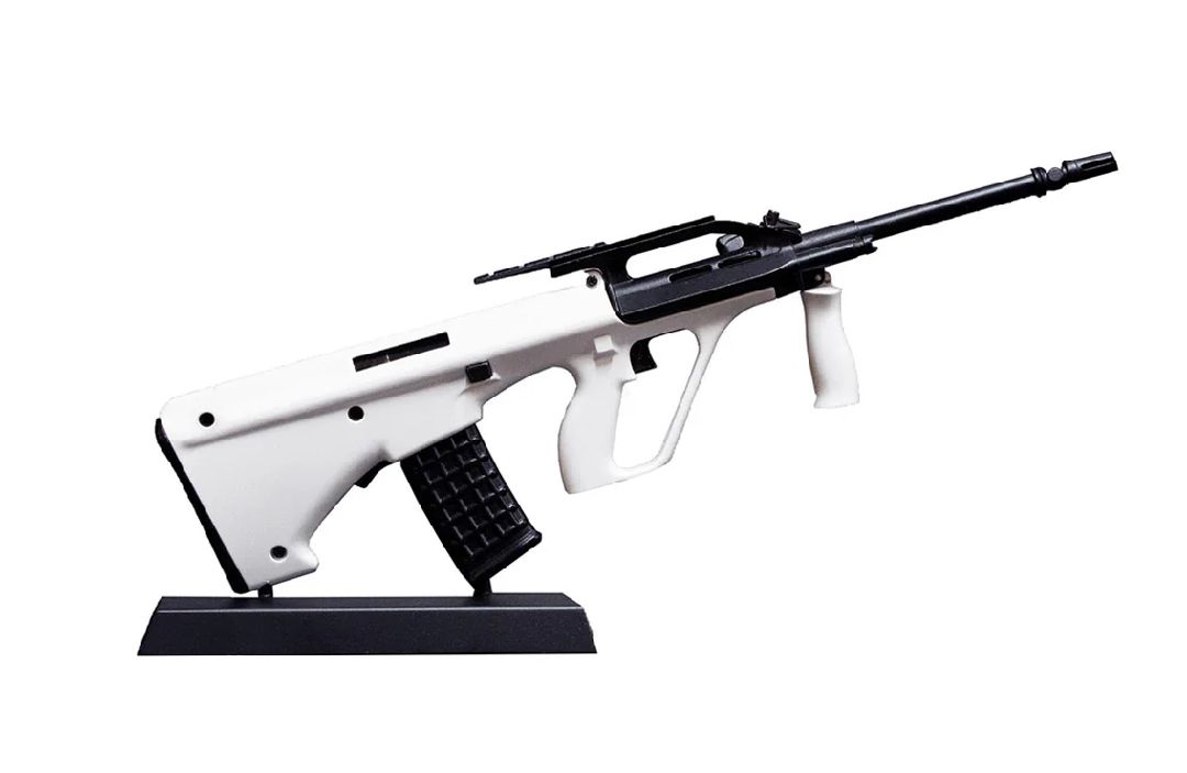 GoatGuns Bullpup Metal Diecast Model Assembly Kit- White