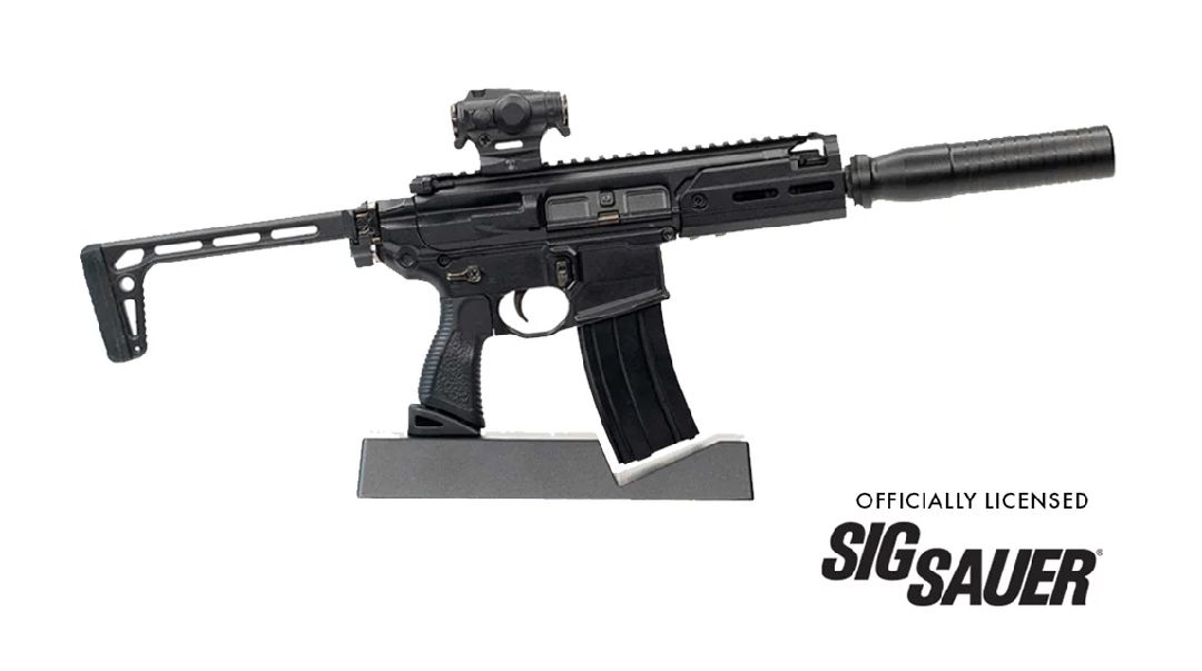 GoatGuns SIG SAUER MCX Metal Diecast Model Assembly Kit - Black