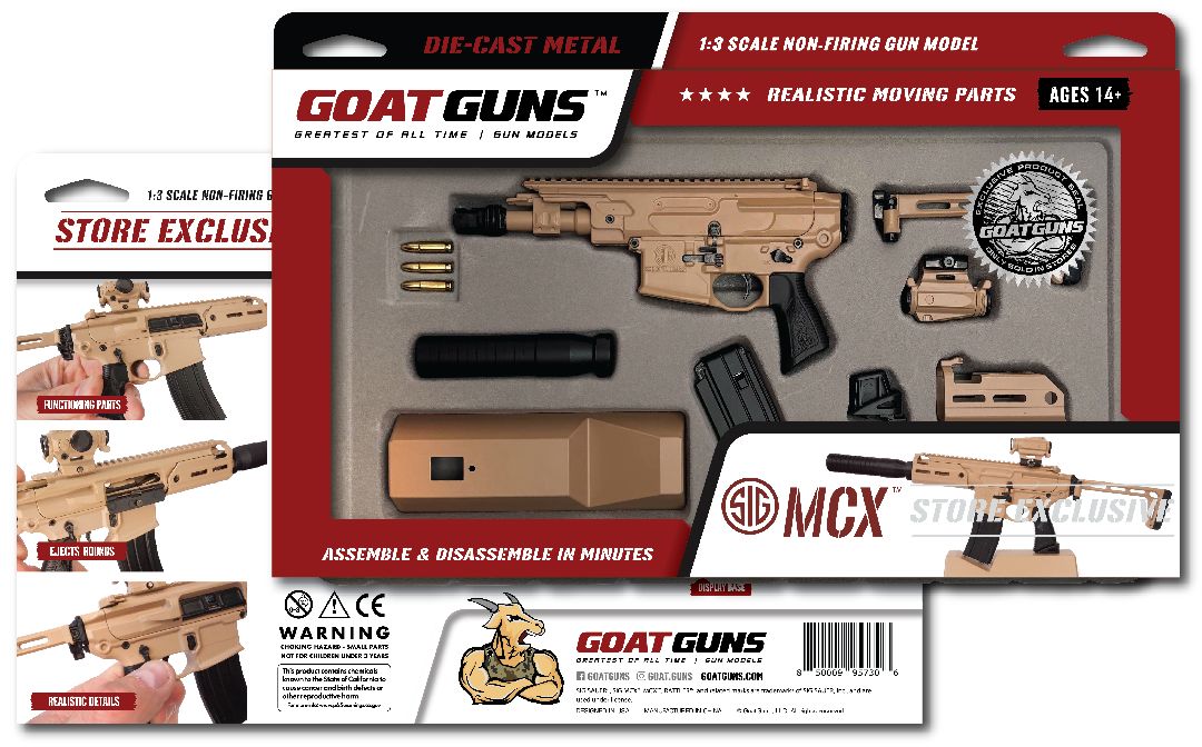 GoatGuns Officially Licensed SIG MCX Coyote Edition Metal Kit