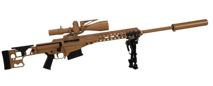 GoatGuns BARRETT MK22 Metal Diecast Model Assembly Kit - Tan