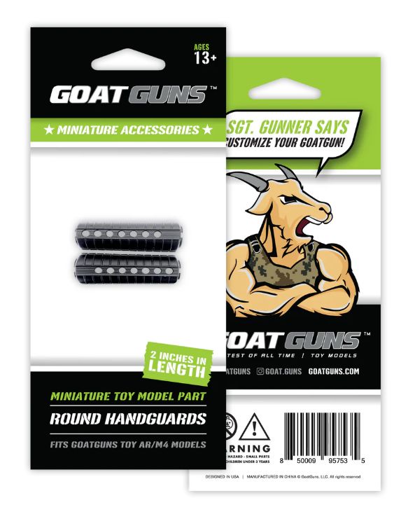 GoatGuns Round Handguards, fits AR15/M4 models