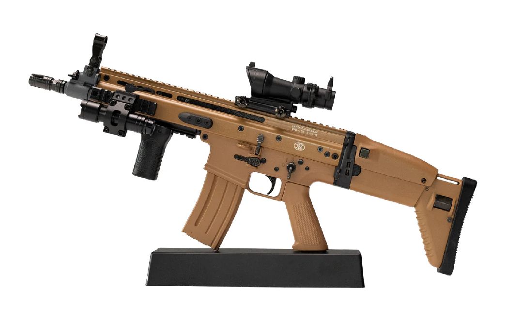 GoatGuns FN SCAR Metal Diecast Model Assembly Kit - Tan