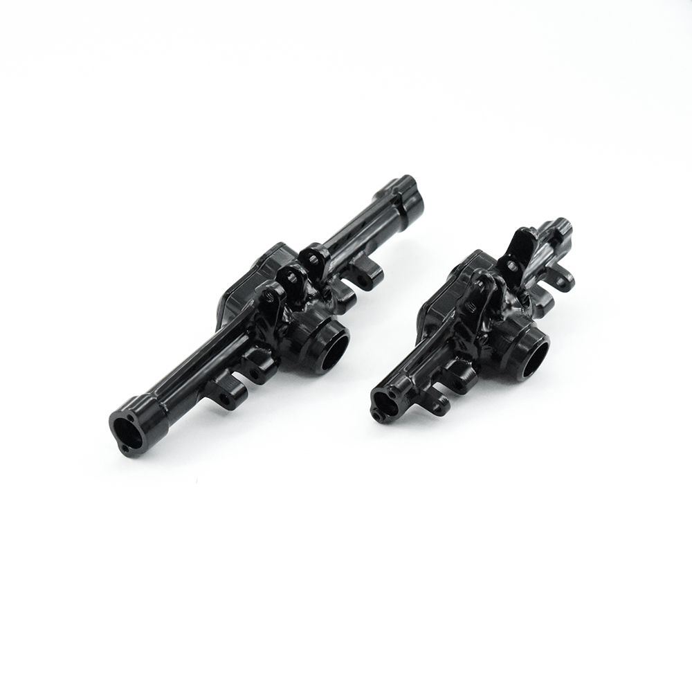 Hobby Details Traxxas 1/18 TRX-4M AL Fr & Rr Axle Set-Black (2)