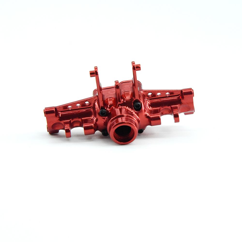 Hobby Details Traxxas 1/18 TRX-4M AL Fr & Rr Axle Set-Red (2)