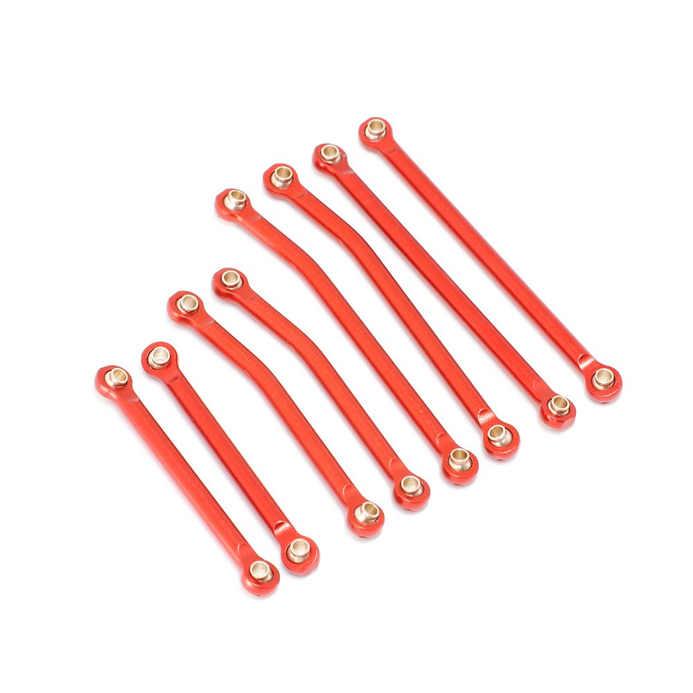 Hobby Details Traxxas 1/18 TRX-4M AL Suspension Link Set -Red(8)