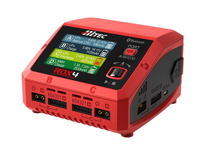 Hitec RDX4 4 Port AC/DC Charger