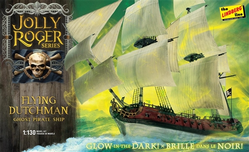 Lindberg Jolly Roger Flying Dutchman 1/130 Model Kit (Level 3)