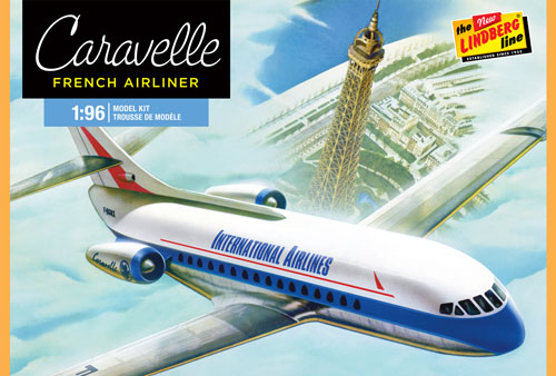 Lindberg Caravelle Airliner 1/96 Model Kit (Level 3)