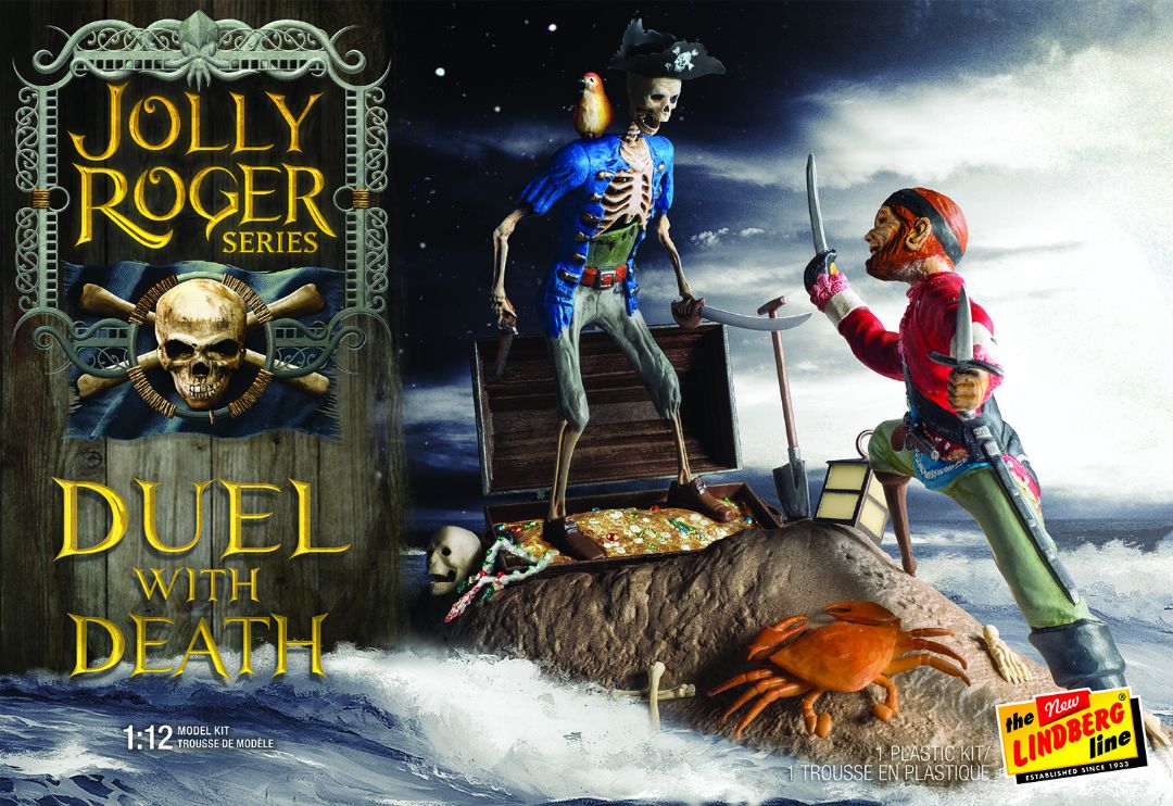 Lindberg Jolly Roger Series: Duel with Death 2T 1/12 Model Kit (Level 2)