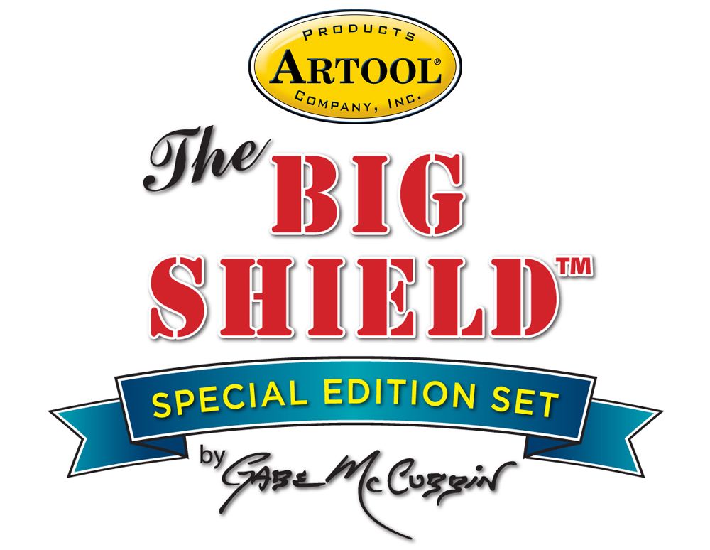 Iwata Artool The Big Shield SE Set Freehand Airbrush Template