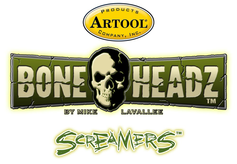 Iwata Artool Bone Headz Screamers Freehand Airbrush Template