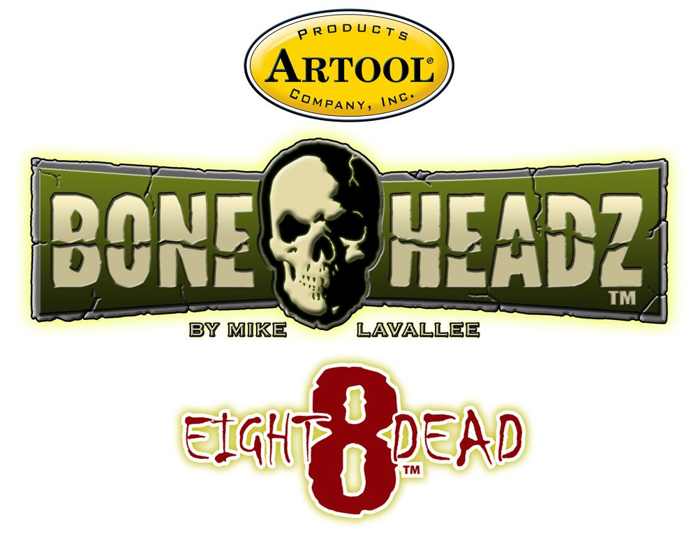 Iwata Artool Bone Headz Eight Dead Freehand Airbrush Template