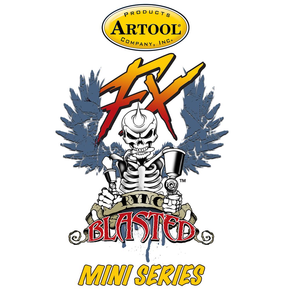 Iwata Artool Blasted FX Mini Series Set Freehand Airbrush Templa