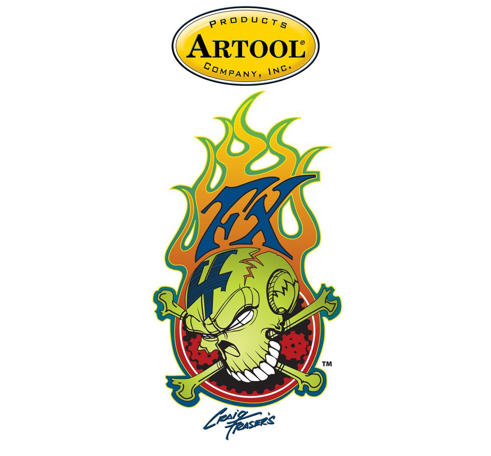 Iwata Artool FX4 Sraeg Freehand Airbrush Template