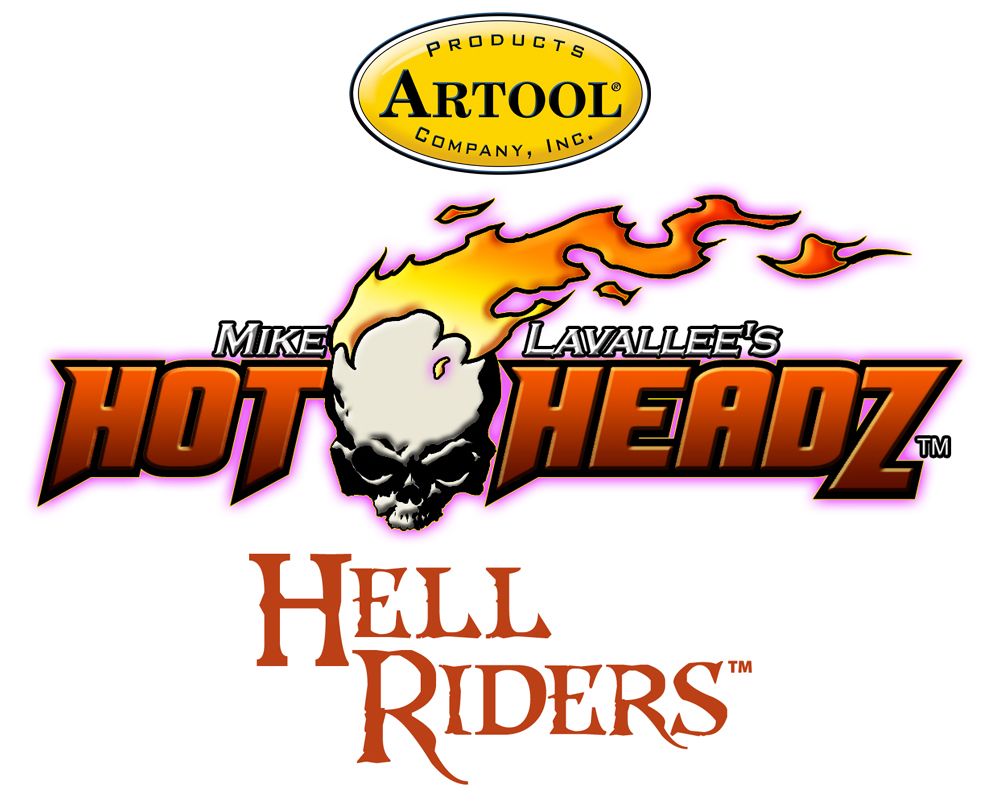 Iwata Artool Hot Headz Hell Riders Freehand Airbrush Template