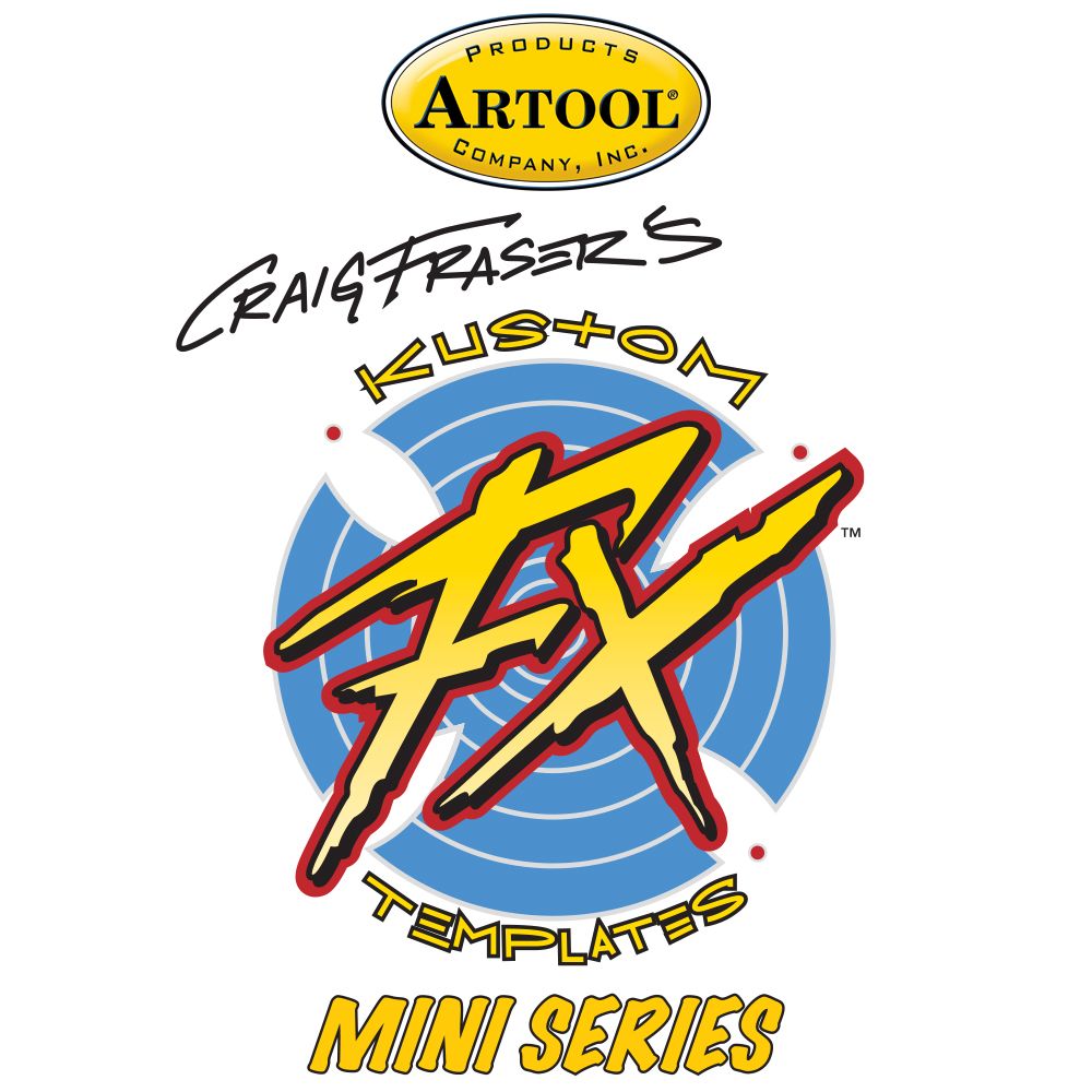 Iwata Artool Kustom FX Mini Series Freehand Airbrush Template