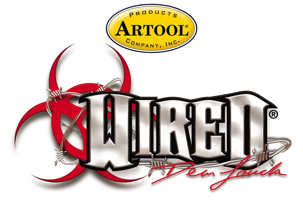 Iwata Artool Wired Freehand Airbrush Template by Dean Loucks - Click Image to Close
