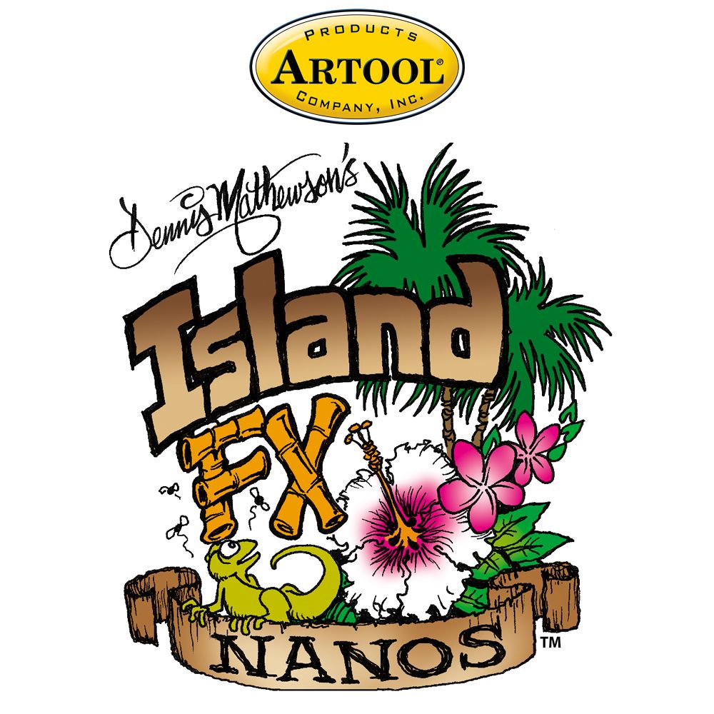 Iwata Artool Island FX Nano Freehand Airbrush Template