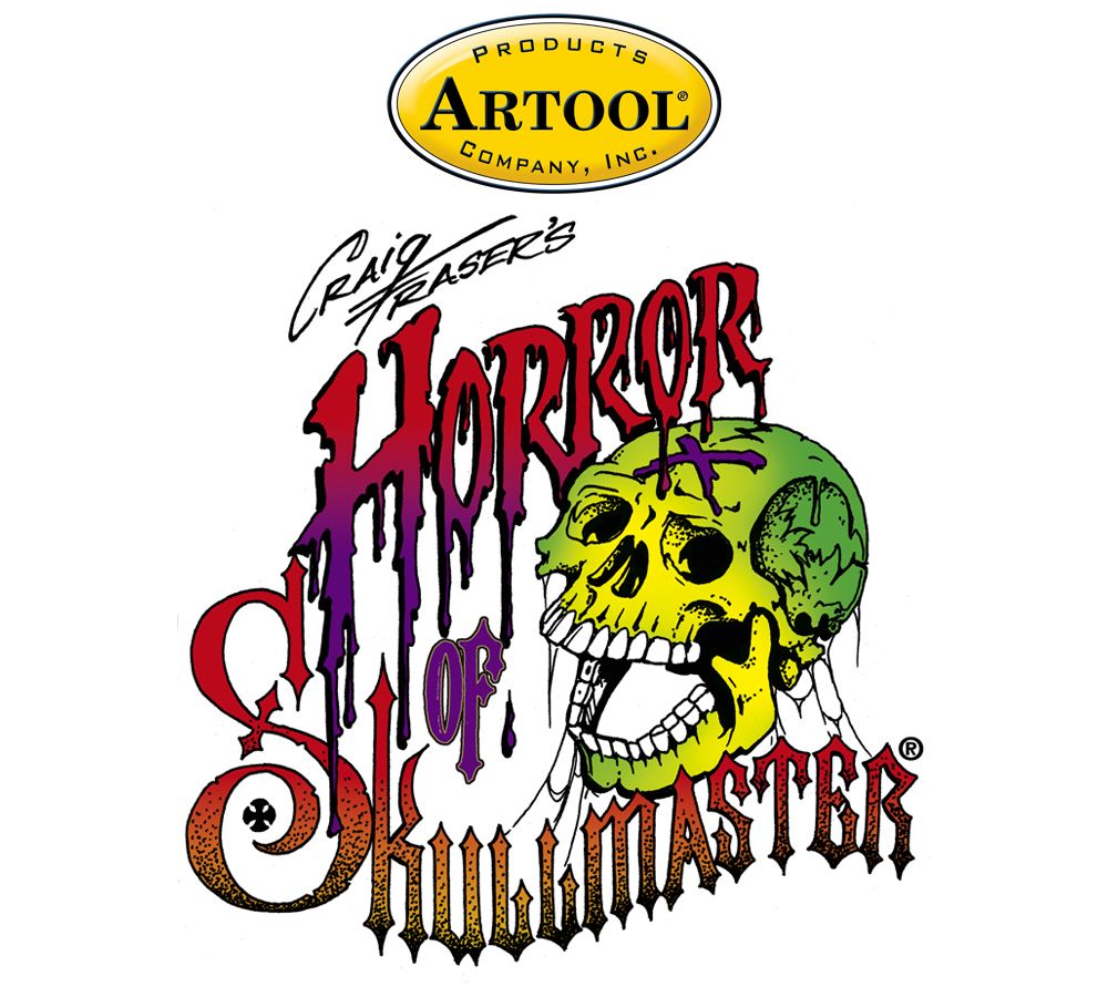 Iwata Artool Horror of Skullmaster SetFreehand Airbrush Template