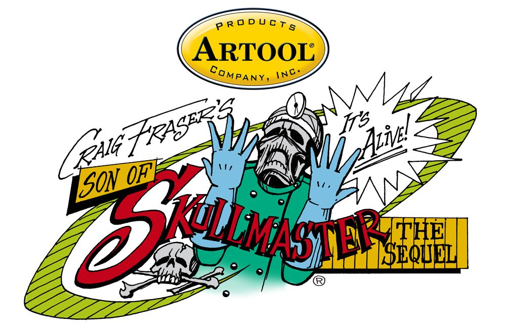 Iwata Artool Son of Skullmaster Bonz Freehand Airbrush Template - Click Image to Close