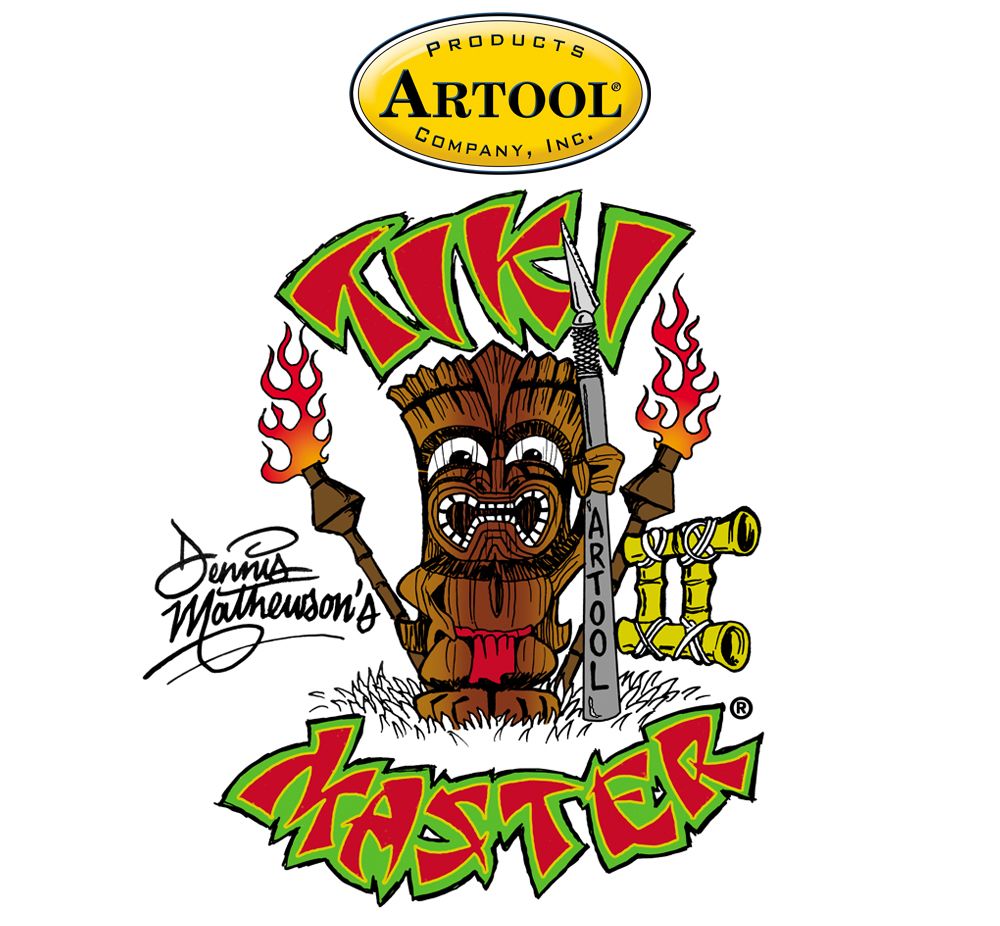 Iwata Artool Tiki Master Tribal Tiki Freehand Airbrush Template