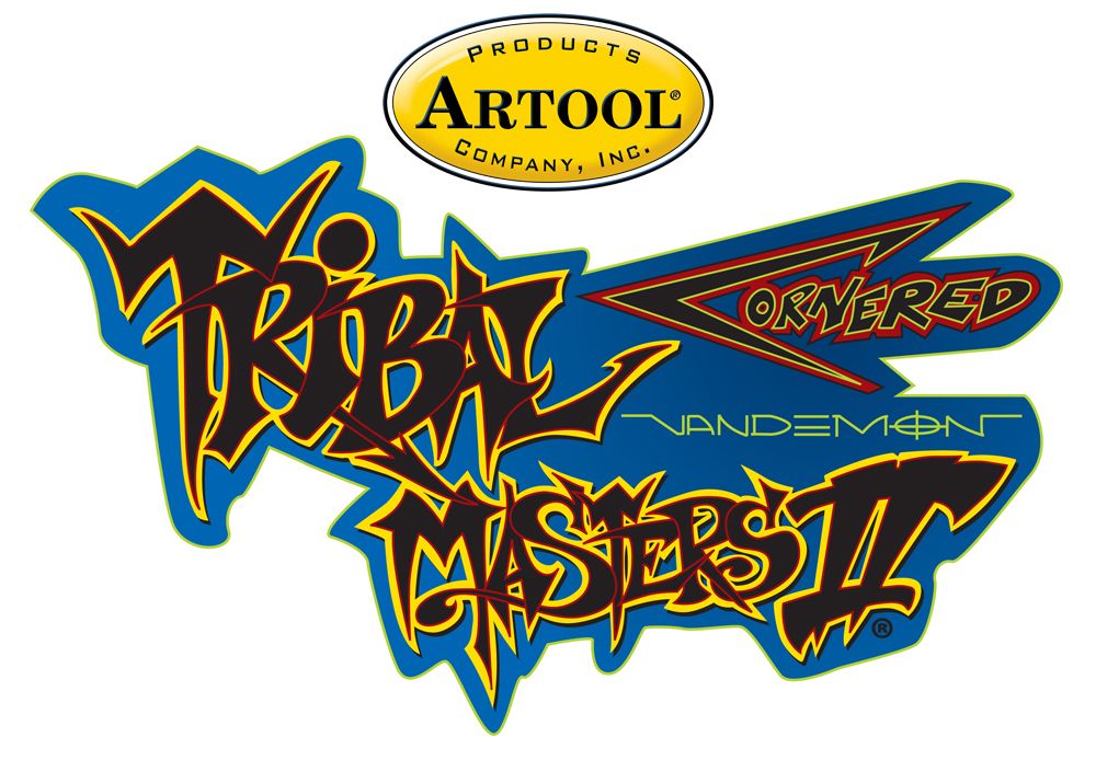 Iwata Artool Tribal Masters II Cornered Freehand Airbrush Templa