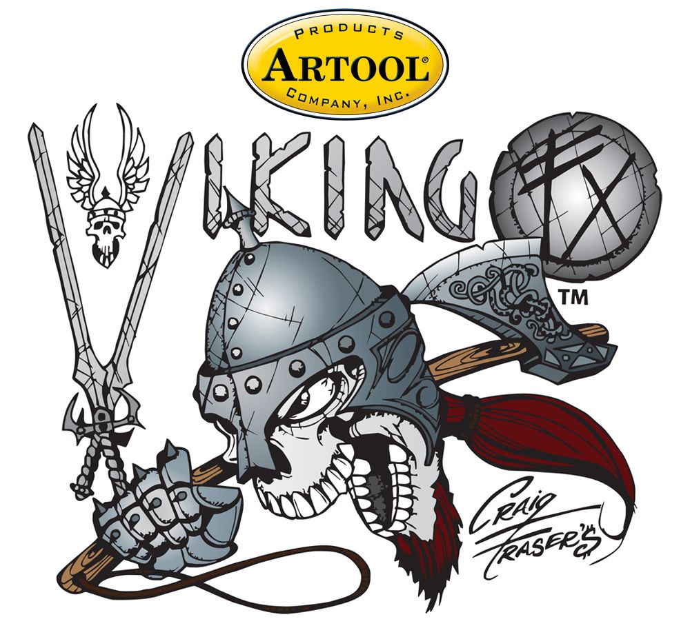 Iwata Artool Viking FX Runes Freehand Airbrush Template