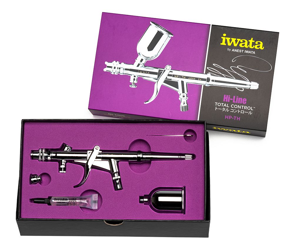 Iwata Hi-Line HP-TH Gravity Feed Dual Action Trigger Airbrush