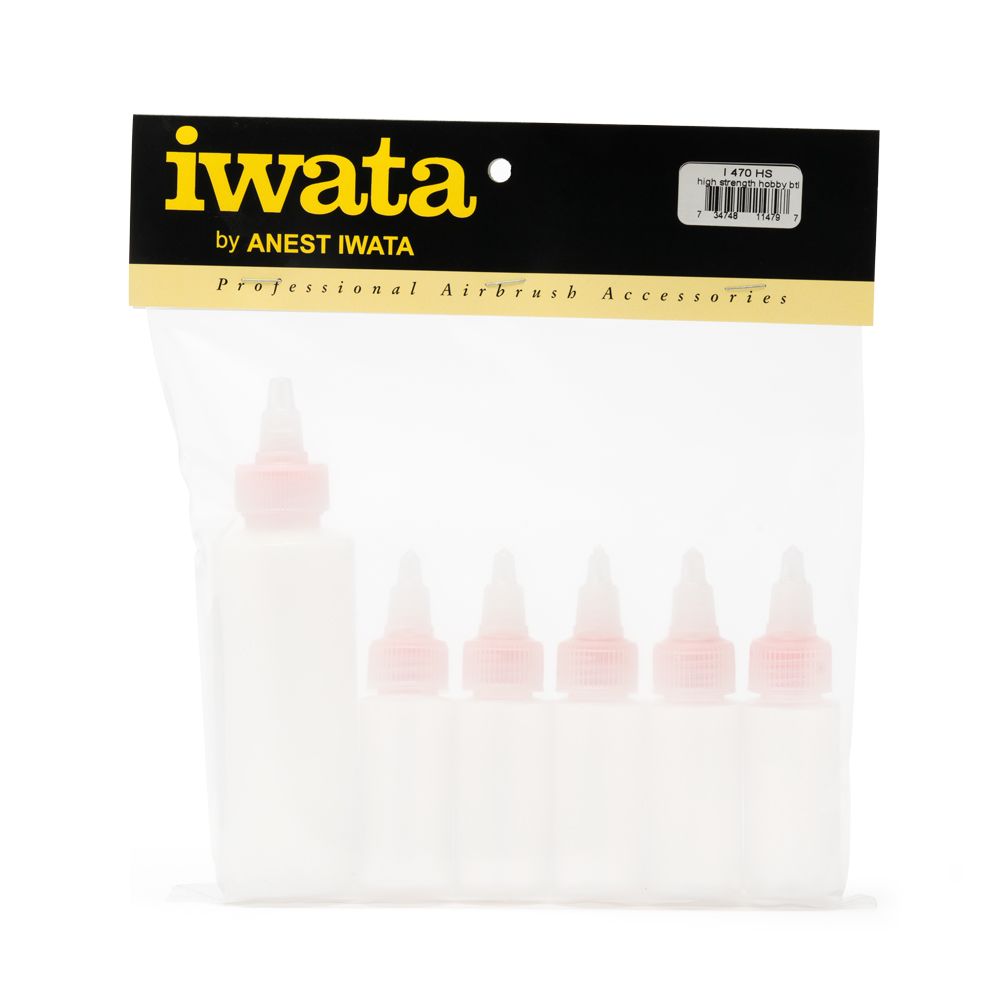 Iwata High Strength Translucent Hobby Bottles