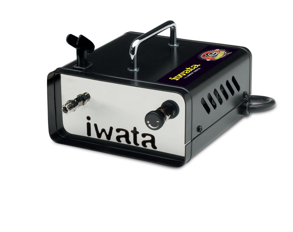 Iwata Ninja Jet 110-120V Airbrush Compressor - Click Image to Close