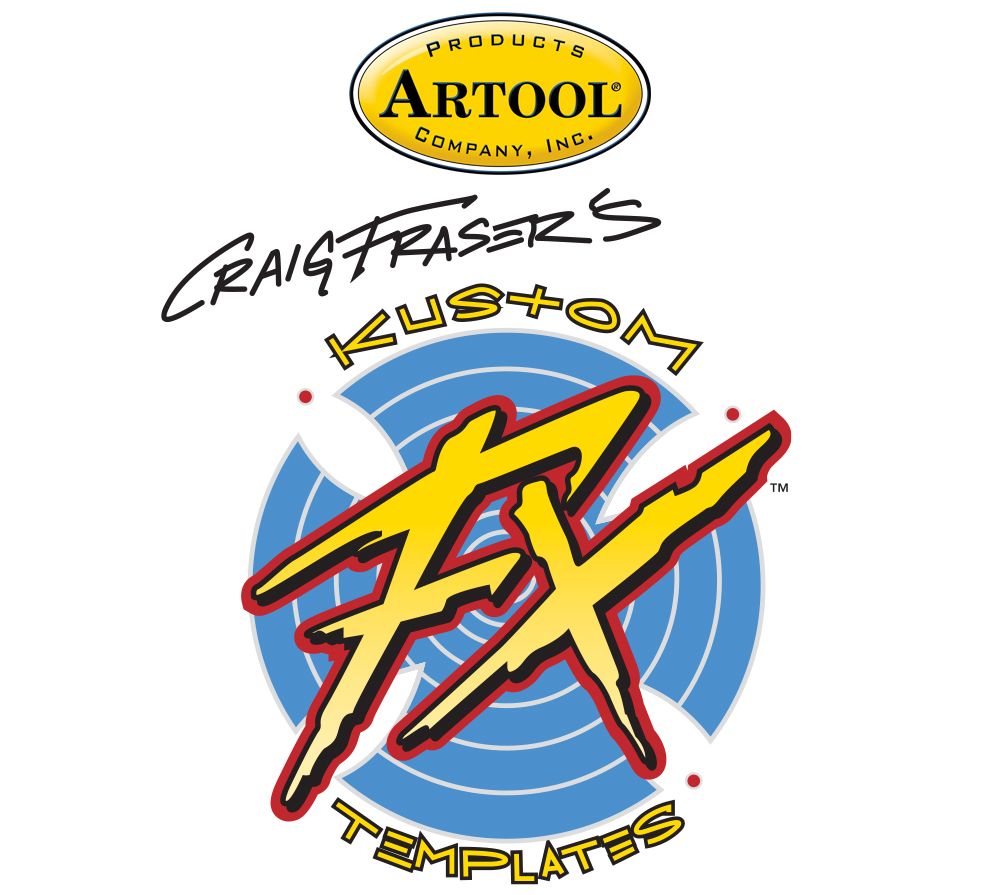 Iwata Artool Kustom FX Brainiac Freehand Airbrush Template