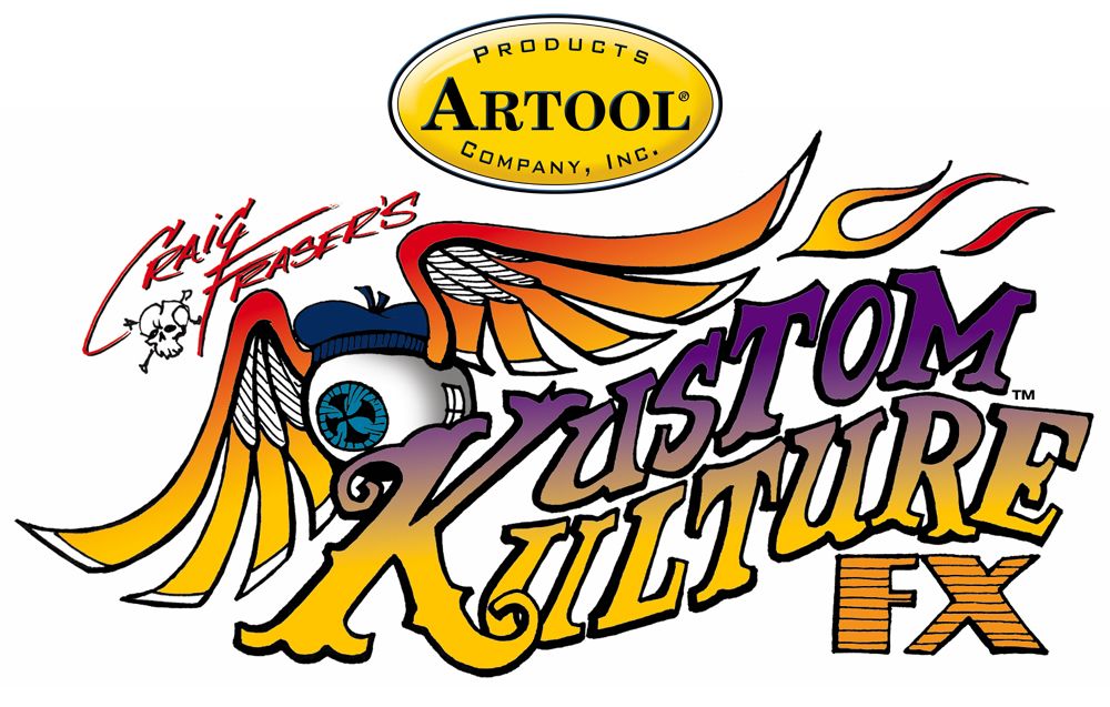 Iwata Artool Kustom Kulture Flyballz Freehand Airbrush Template