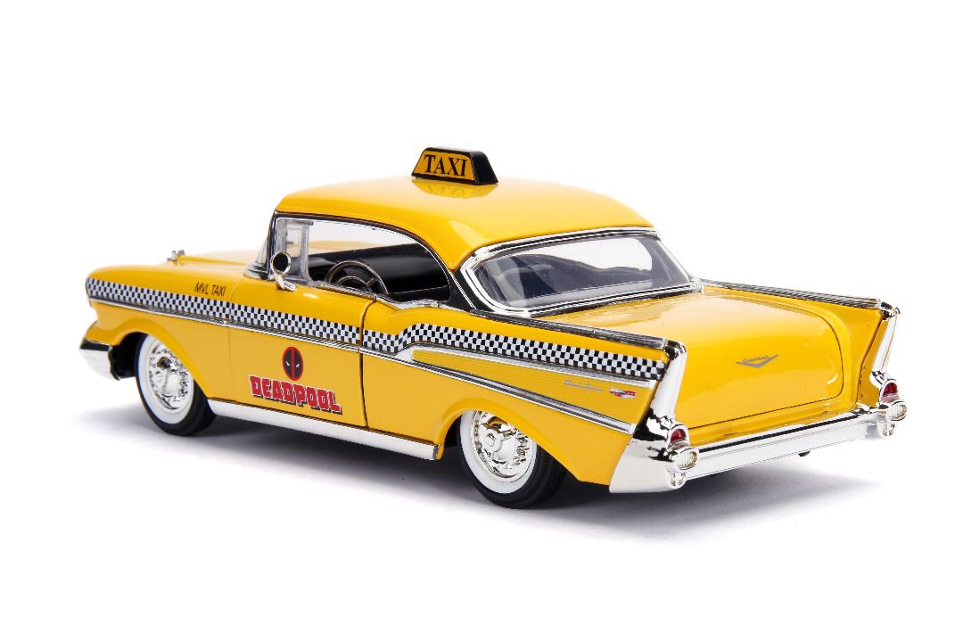 Jada 1/24 "Hollywood Rides" Marvel - 1957 Bel Air w/Deadpool