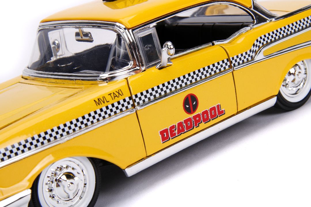 Jada 1/24 "Hollywood Rides" Marvel - 1957 Bel Air w/Deadpool