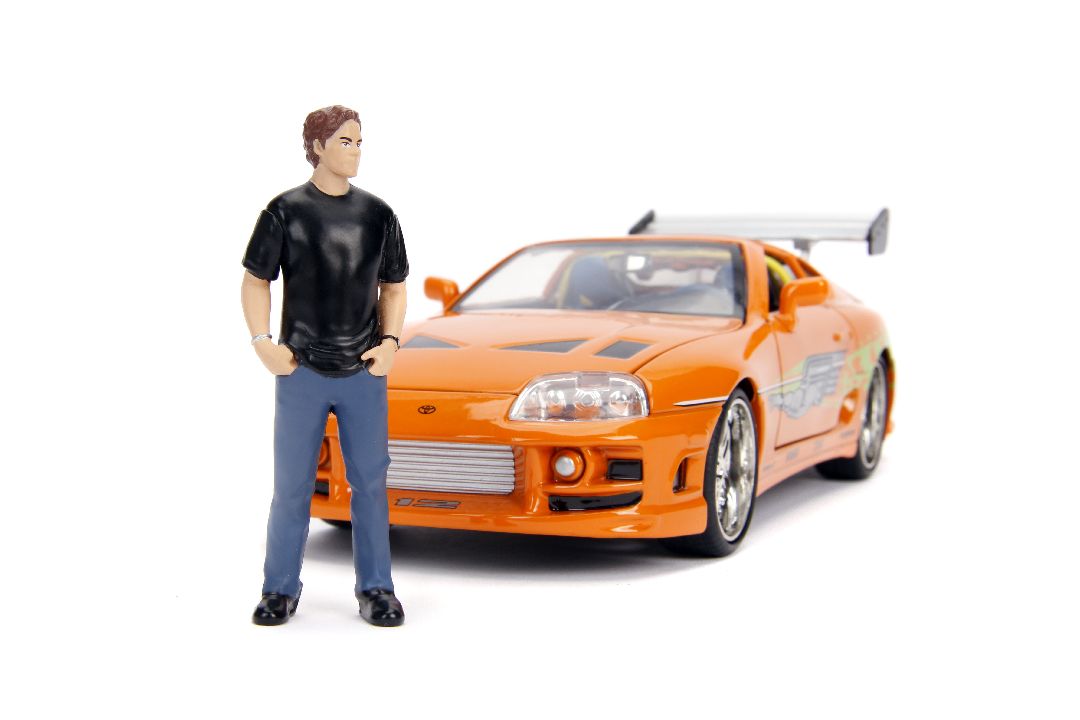 Jada 1/24 "Fast & Furious" Brian's Toyota Supra w/Brian Figure