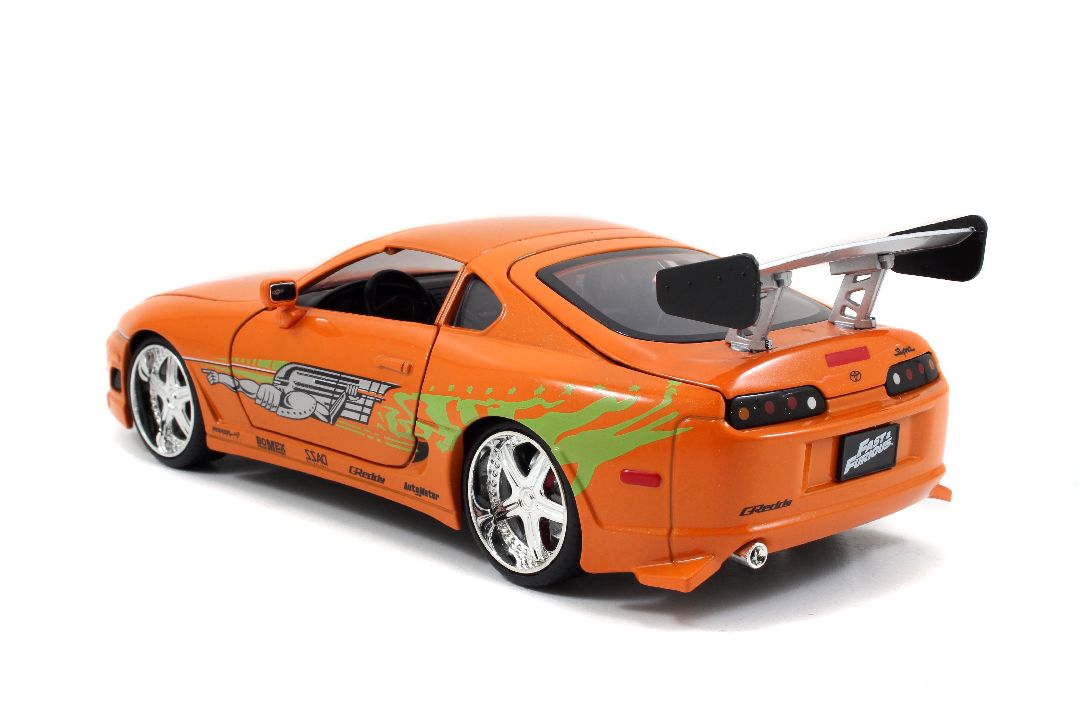 Jada 1/24 "Fast & Furious" Brian's Toyota Supra w/Brian Figure