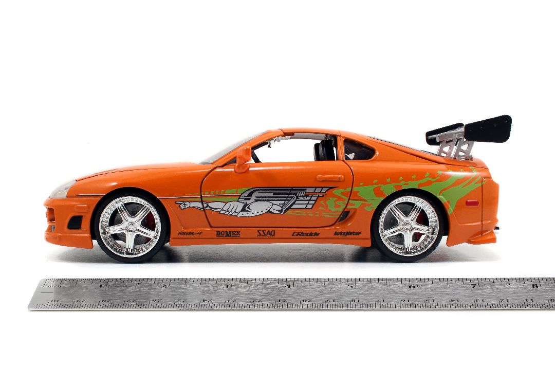 Jada 1/24 "Fast & Furious" Brian's Toyota Supra w/Brian Figure