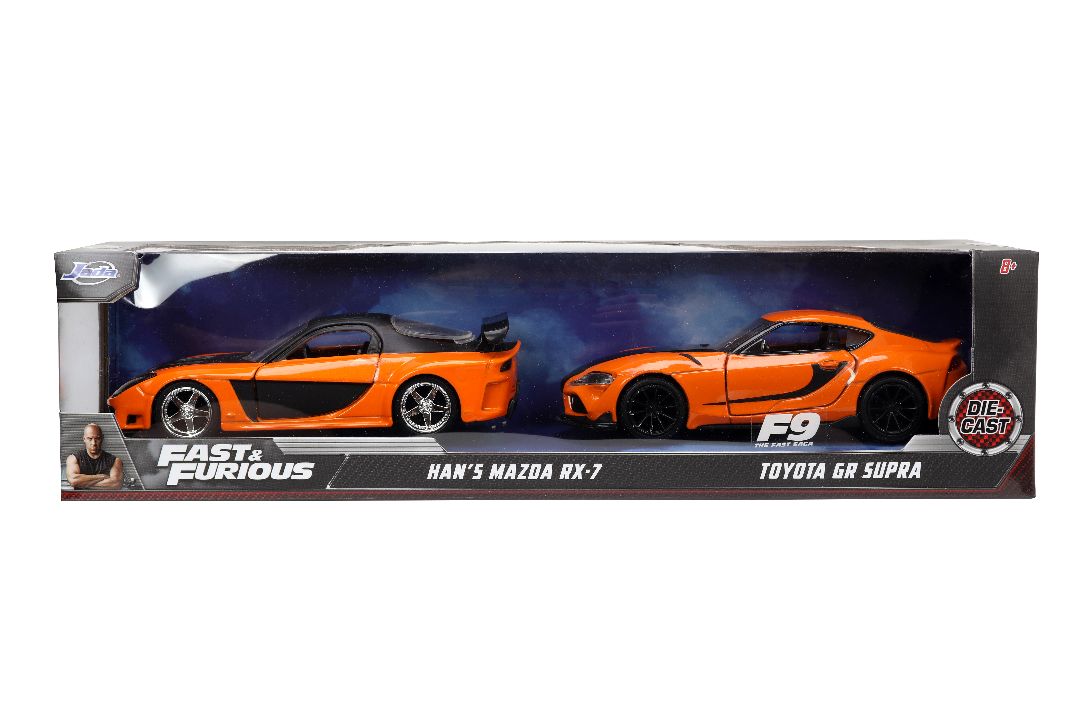 Jada 1/32 "Fast & Furious" Han's Mazda RX-7 / Han's Toyota Supra