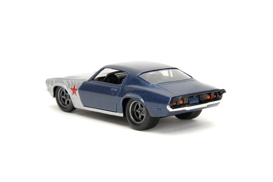 Jada 1/32 "Hollywood Rides" Marvel 1973 Chevy Camaro W/Soldier