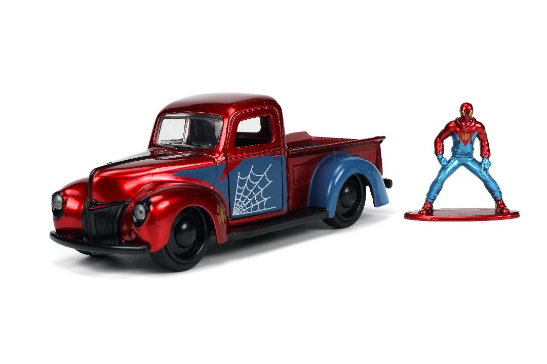 Jada 1/32 "Hollywood Rides" 1941 Ford Pickup with Spider-Man