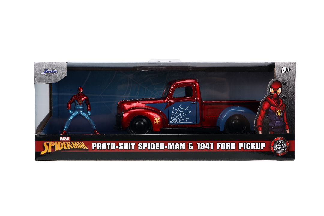 Jada 1/32 "Hollywood Rides" 1941 Ford Pickup with Spider-Man