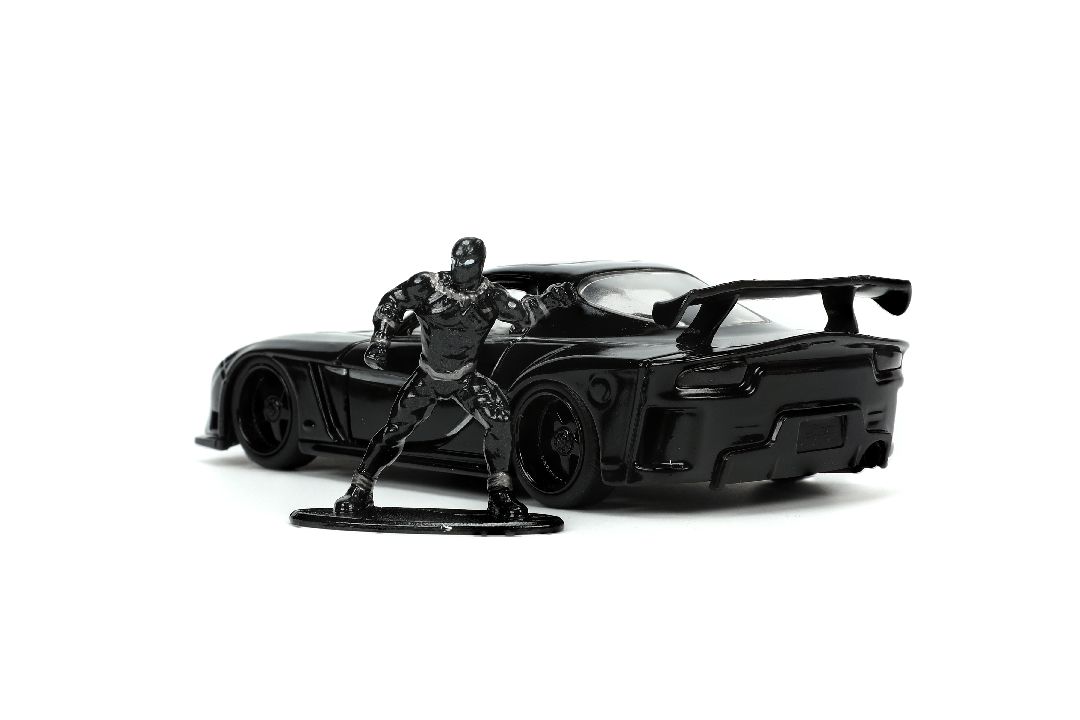 Jada 1/32 "Hollywood Rides" Marvel 1993 Mazda RX7 w/Blk Panther