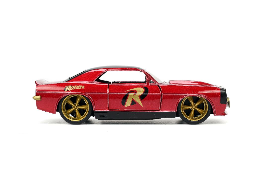 Jada 1/32 "Hollywood Rides" DC Comics 1969 Chevy Camaro w/Robin