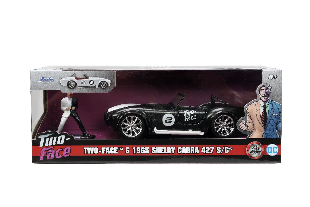 Jada 1/32 "Hollywood Rides" DC Comics 1965 Shelby Cobra Two Face