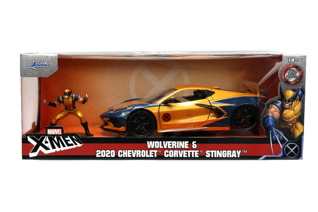 Jada 1/24 "Hollywood Rides" 2020 Corvette Stingray w/Wolverine