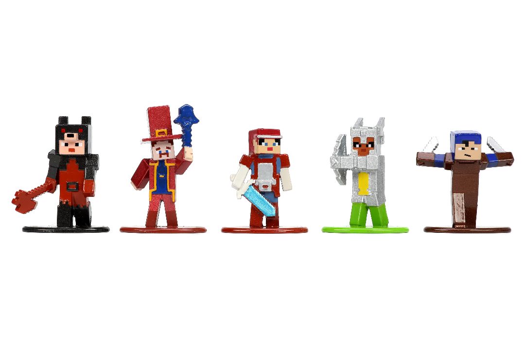 Jada 1.65" Nano Metalfigs Minecraft : 18-Pack W7