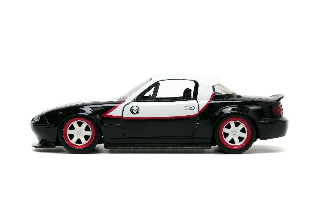 Jada 1/32 "Hollywood Rides" 1990 Mazda Miata w/Ghost Spider