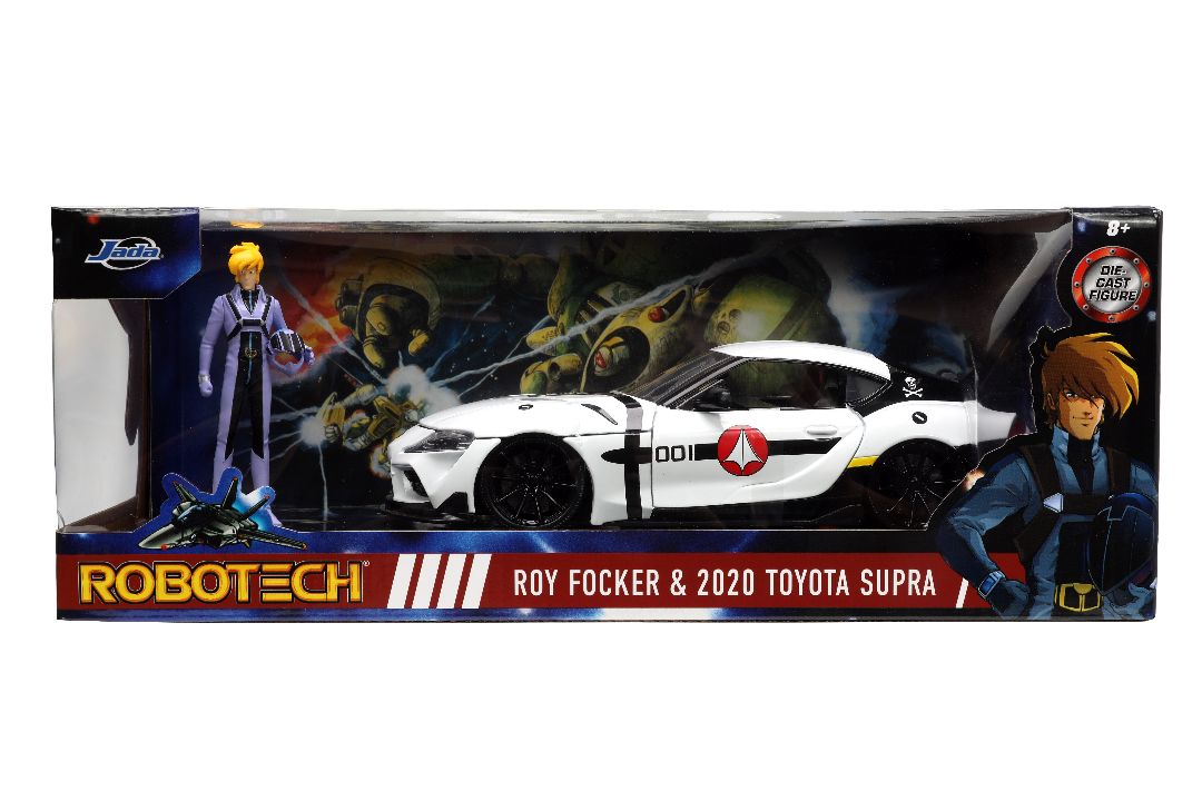 Jada 1/24 "Hollywood Rides" Robotech 2020 Supra with Roy Fokker