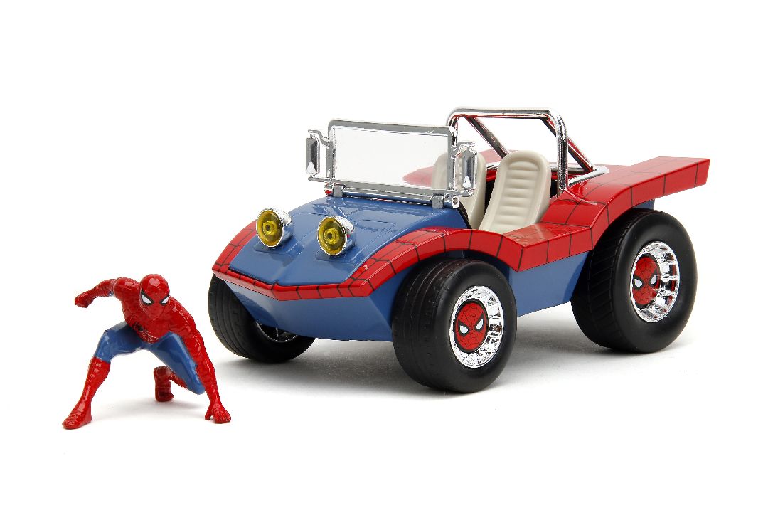 Jada 1/24 "Hollywood Rides" Spider-Man Buggy With Spider-Man