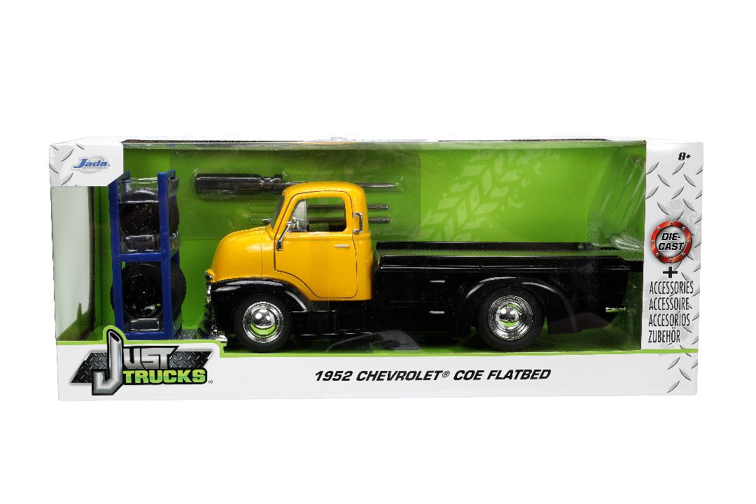 Jada 1/24 "Just Trucks" with Rack - 1952 Chevy COE Flatbed